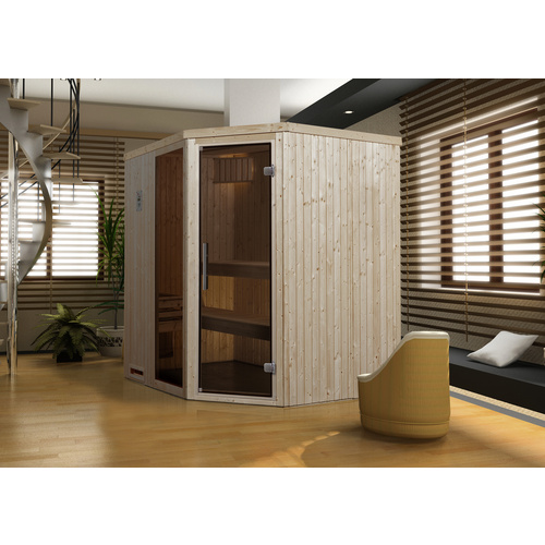 WEKA Ecksauna »Varberg 2«, BxHxT: 194 ...