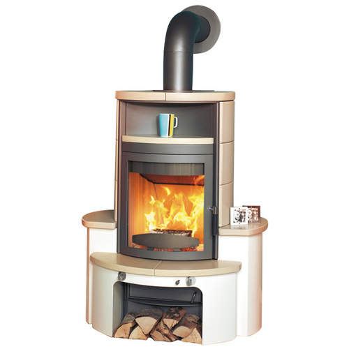 HARK Kaminofen Avenso ECOplus creme, 6 kW, Dauerbrand