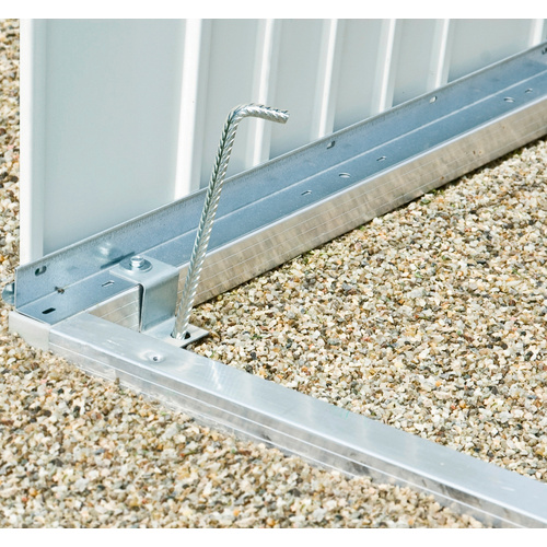 BIOHORT Bodenrahmen »Europa«, B x L: 294 x 294 cm - silberfarben