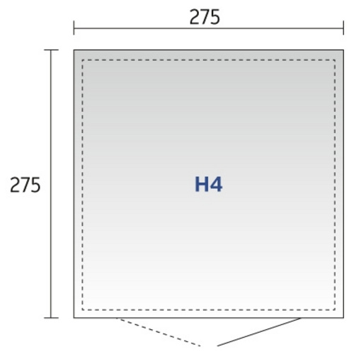 BIOHORT Gerätehaus »HighLine«, Stahl, BxHxT: 275 x 222 x 275 cm (Außenmaße inkl. Dachüberstand) - grau Rabatt: 12 % BIOHORT Gerätehaus »HighLine«, Stahl, BxHxT: 275 x 222 x 275 cm (Außenmaße inkl. Dachüberstand) - grau Rabatt: 12 %