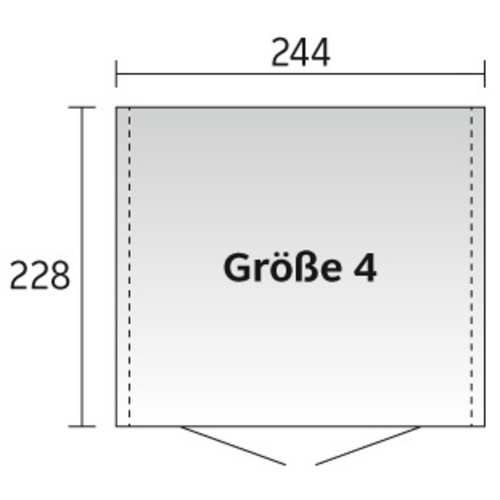 BIOHORT Gerätehaus »Europa Gr. 4«, St...