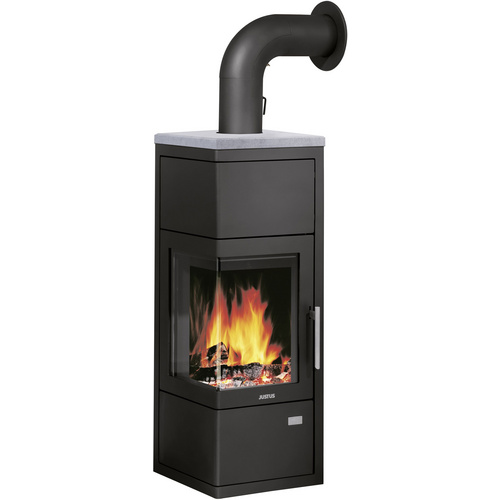 JUSTUS Kaminofen »Diego W+«, Stahl, 6 kW - schwarz (Rabatt: 10 %)