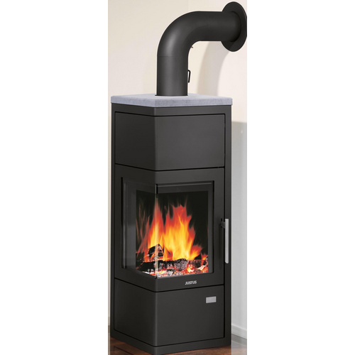 JUSTUS Kaminofen »Diego W+«, Stahl, 6 kW - schwarz (Rabatt: 10 %)