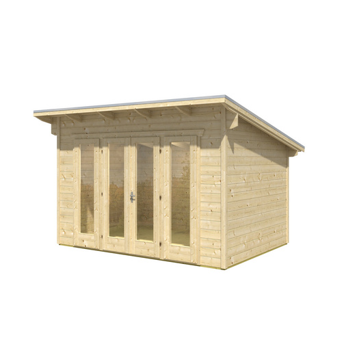 Skanholz Skan Holz-Gartenhaus Ostende 2 Natur B x T 400 cm x 300 cm