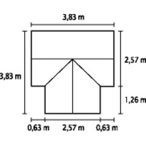 VITAVIA Gewächshaus »Sirona«, 13 m²,...