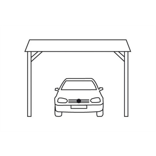 SKANHOLZ Carport »Spessart«, BxT: 345 ...