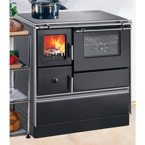 WESTMINSTER Holzherd »K176 F/A«, Stahl, 5,2 kW - schwarz (Rabatt: 19 %)