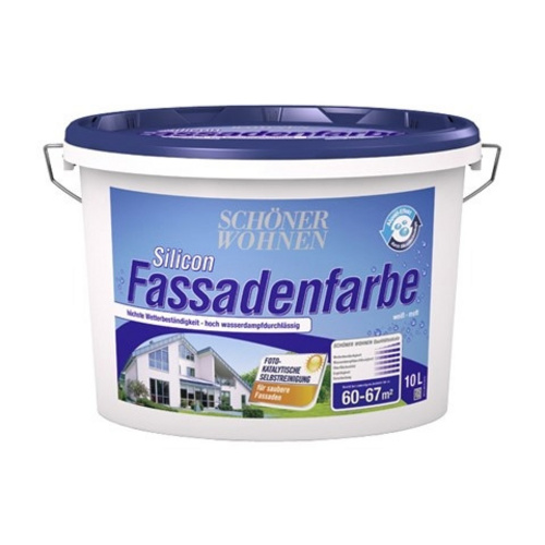 SCHÖNER WOHNEN FARBE Fassadenfarben »Premium Fassadenweiss«, , weiß, matt, 10 l