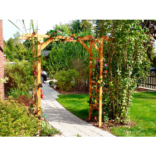 PROMADINO Pergola, Breite: 200 cm - brau...