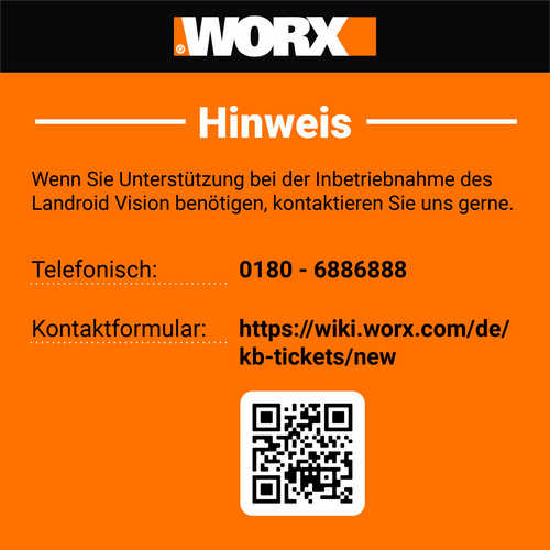 WORX Rasenmähroboter Landroid Vision L1...
