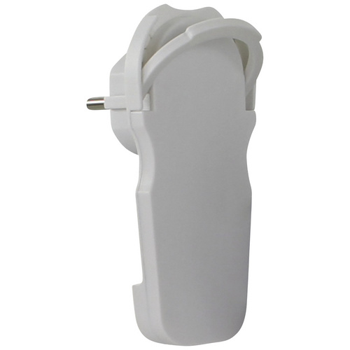 REV-Ritter Flachstecker, 230 V, Weiß - weiss