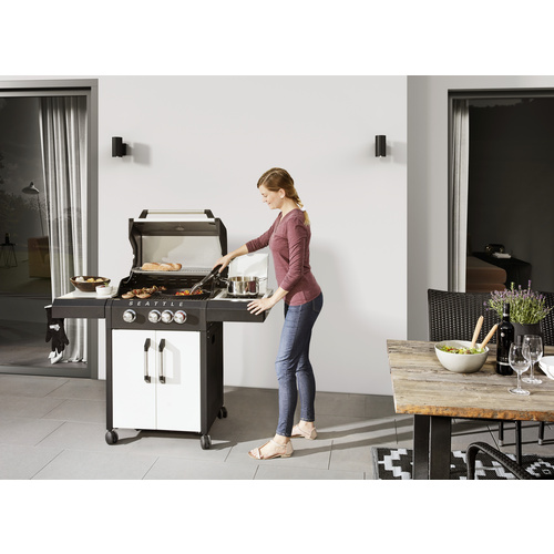 Mr. GARDENER Gasgrill, 3 Brenner, Grillf...