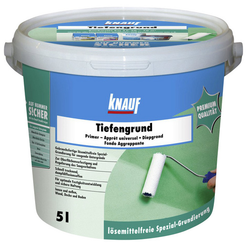 KNAUF Tiefengrundierung »Tiefengrund plus«, transparent (milchig), 5 l