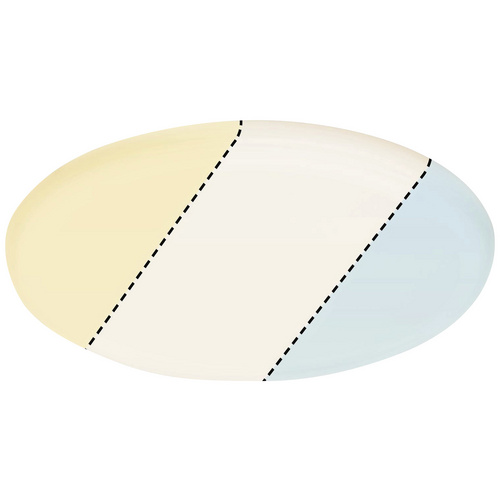 Paulmann Einbauleuchte LED Veluna Varifit WhiteSwitch rund Ø 18,5 cm, 14 W, transparent