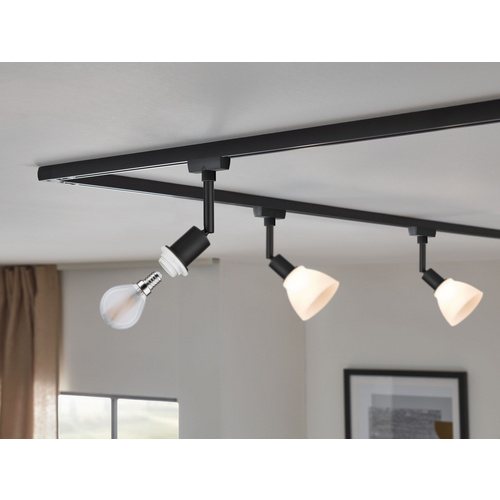 Paulmann 96913 URail Light E14 Black Flexible DecoSystems Screen Ready