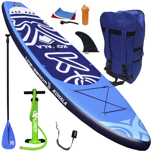 Kohala Stand-Up-Paddleset »Kohala 320«, BxHxL: 81 x 15 x 320 cm, blau