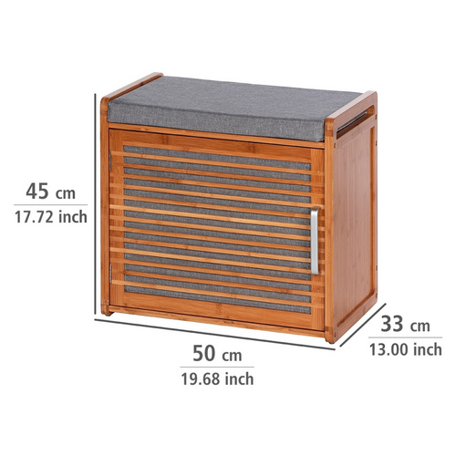 Thumbnail - WENKO Schuhschrank, BxH: 50 x 45 cm - braun