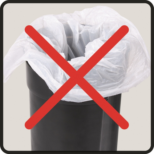 Thumbnail - WENKO Kosmetikeimer, Trittmechanismus, 3 l, glänzend - schwarz