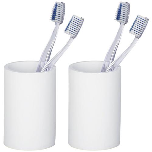 WENKO Zahnputzbecher Ida, (Set, 2-St)