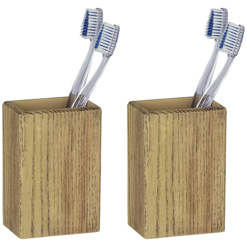 WENKO Zahnputzbecher Marla, (Set, 2-St)