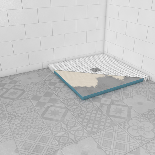 Thumbnail - Marwell Duschelement, BxT: 90 x 90 cm