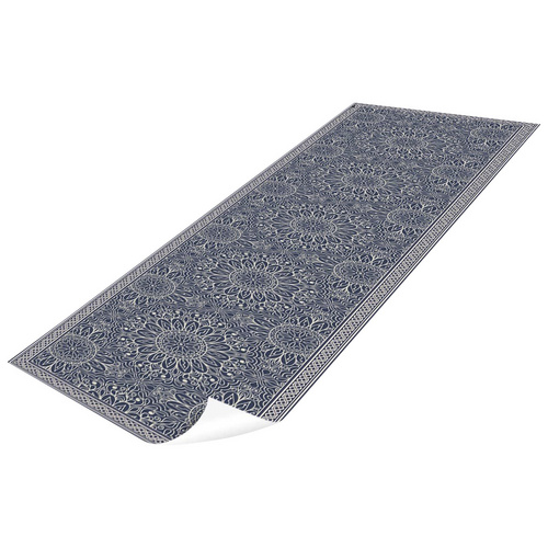 mySPOTTI Vinyl Teppich »Dilan«, BxL:255 cm x 65 cm, blau|beige