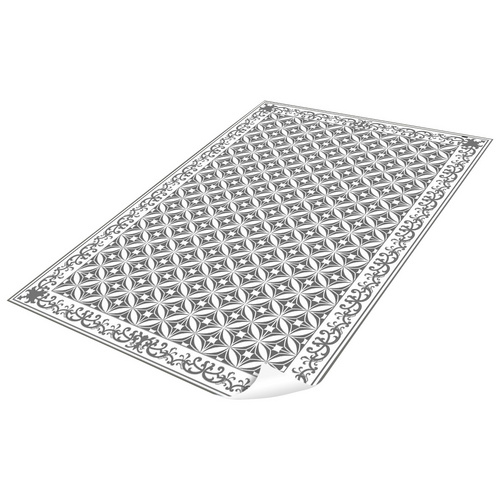 mySPOTTI Vinyl Teppich »Dschafar«, BxL:203 cm x 136 cm, grau|weiß