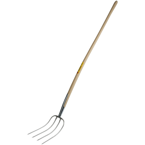 Freund Victoria Dunggabel ABT Stand.Zinken-L.310mm 4 Zinken geschmiedet,m.Stiel G.1500g