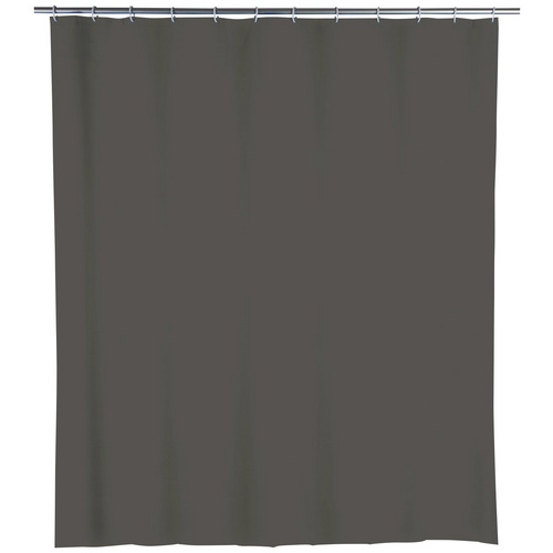 WENKO Duschvorhang Uni Weiß Breite 240 cm
