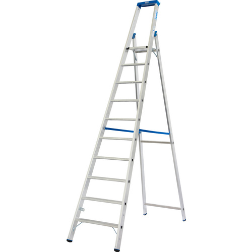 Stufen Stehleiter Alu 10 Stufen Leiter