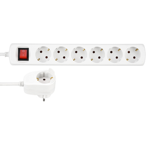Powersplit Steckdosenleiste mit SchalterAusführung:6-fach