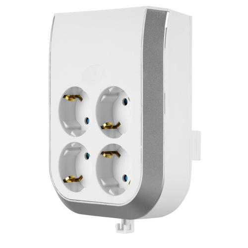 REV-Ritter Adapter, 3 Steckdosen, 3500 W - weiss