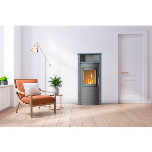 THERMIA Kaminofen »Dortmund«, grau, Naturstein, 7 kW, Dauerbrand geeignet THERMIA Kaminofen »Dortmund«, grau, Naturstein, 7 kW, Dauerbrand geeignet