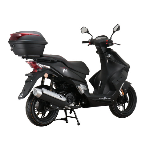 ALPHA MOTORS Motorroller »Mustang FI«, 50 cm³, Verbrauch: ca. 2,4 l/100 km - schwarz