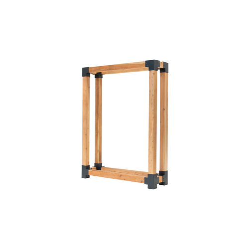Westmann Kaminholzregal »Michel«, BxHxT: 138 x 180 x 40 cm, Lärchenholz - braun