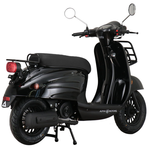 ALPHA MOTORS Mofa »Adria«, 50 cm³, Verbrauch: ca. 3,0 l/100 km - schwarz