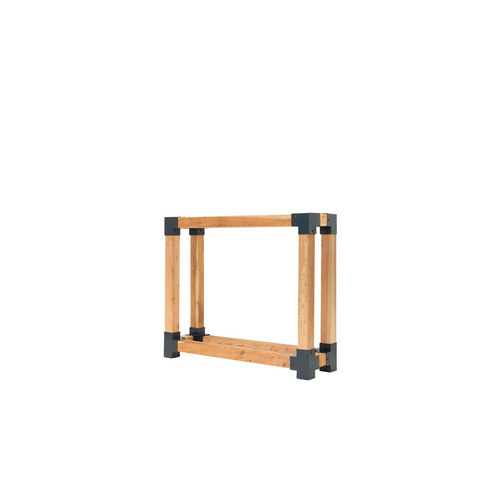 Westmann Kaminholzregal »Michel«, BxHxT: 138 x 120 x 40 cm, Lärchenholz - braun