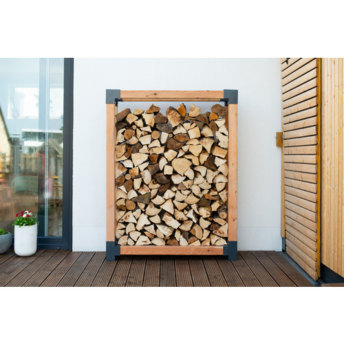 Westmann Kaminholzregal »Michel«, BxHxT: 138 x 180 x 40 cm, Lärchenholz - braun (Rabatt: 16 %) Westmann Kaminholzregal »Michel«, BxHxT: 138 x 180 x 40 cm, Lärchenholz - braun (Rabatt: 16 %)