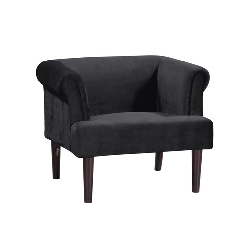 ATLANTIC home collection Loungesessel »Charlie«, BxHxL: 86 x 70 x 74 cm – schwarz