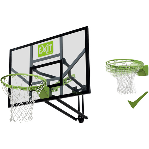 EXIT Toys Basketballkorb, 117 x 365 cm, Stahl, grün/schwarz