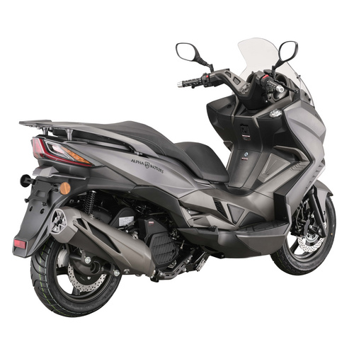 ALPHA MOTORS Motorroller »Sport Cruiser 22«, 125 cm³, Verbrauch: ca. 2,9 l/100 km - grau