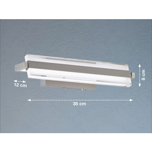 Fischer & Honsel Wandleuchte »Paros«, Metall, 8,5 W - braun