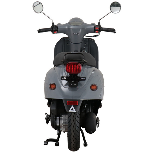 ALPHA MOTORS Mofa »Adria«, 50 cm³, Verbrauch: ca. 3,0 l/100 km - grau