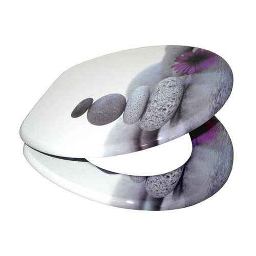 Thumbnail - Sanilo WC-Sitz, BxL: 37,7 x 47 cm, Energy Stones - grau