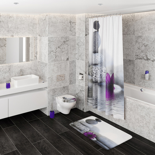 Thumbnail - Sanilo WC-Sitz, BxL: 37,7 x 47 cm, Energy Stones - grau