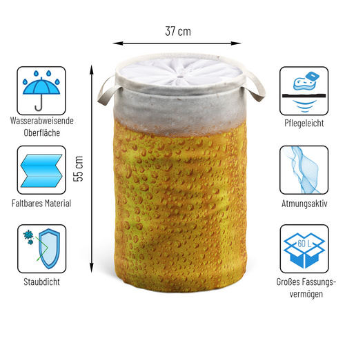 Thumbnail - Sanilo Wäschekorb, ∅xH: 37 x 55 cm, orange