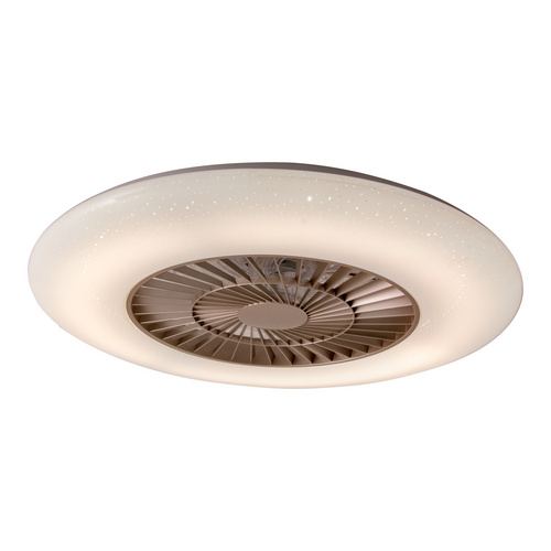 näve LED Deckenleuchte Ventura, Deckenventilator, 6 Geschwindigkeitsstufen, Fernbedienung, Decken Ventilator mit Leuchte Lampe Durchmesser 59 cm