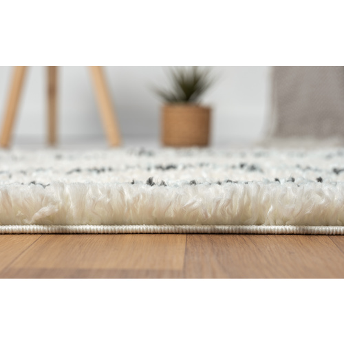 My Flair Teppich » My Shaggy Raute«, BxL: 80 x 300 cm, Polypropylen - beige