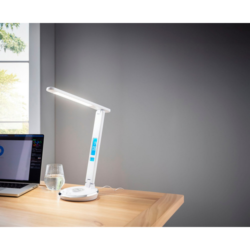 Thumbnail - CASAYA LED-Tischlampe »TORSBY«, 5,3 w, 700 lm, weiß, H: 45 cm, Ladestation - weiss