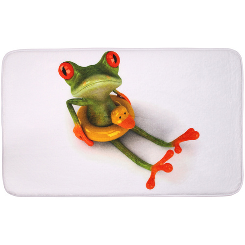 Sanilo Badteppich »Froggy«, weiß, Polyester – weiss